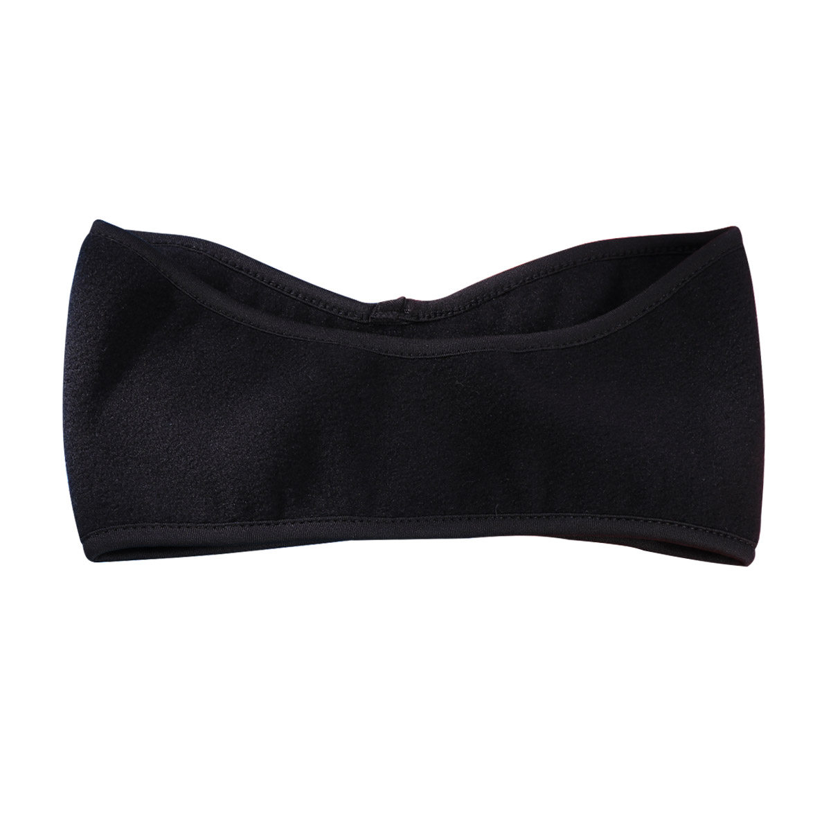 Fleece Ear Warmer Band - Diadema unisex negra para calentar las