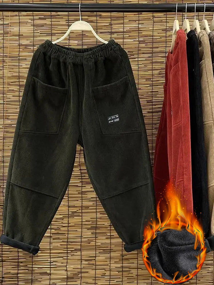 Pantalones bombachos de tercio - Corduroy Pant Warm reseña y precio
