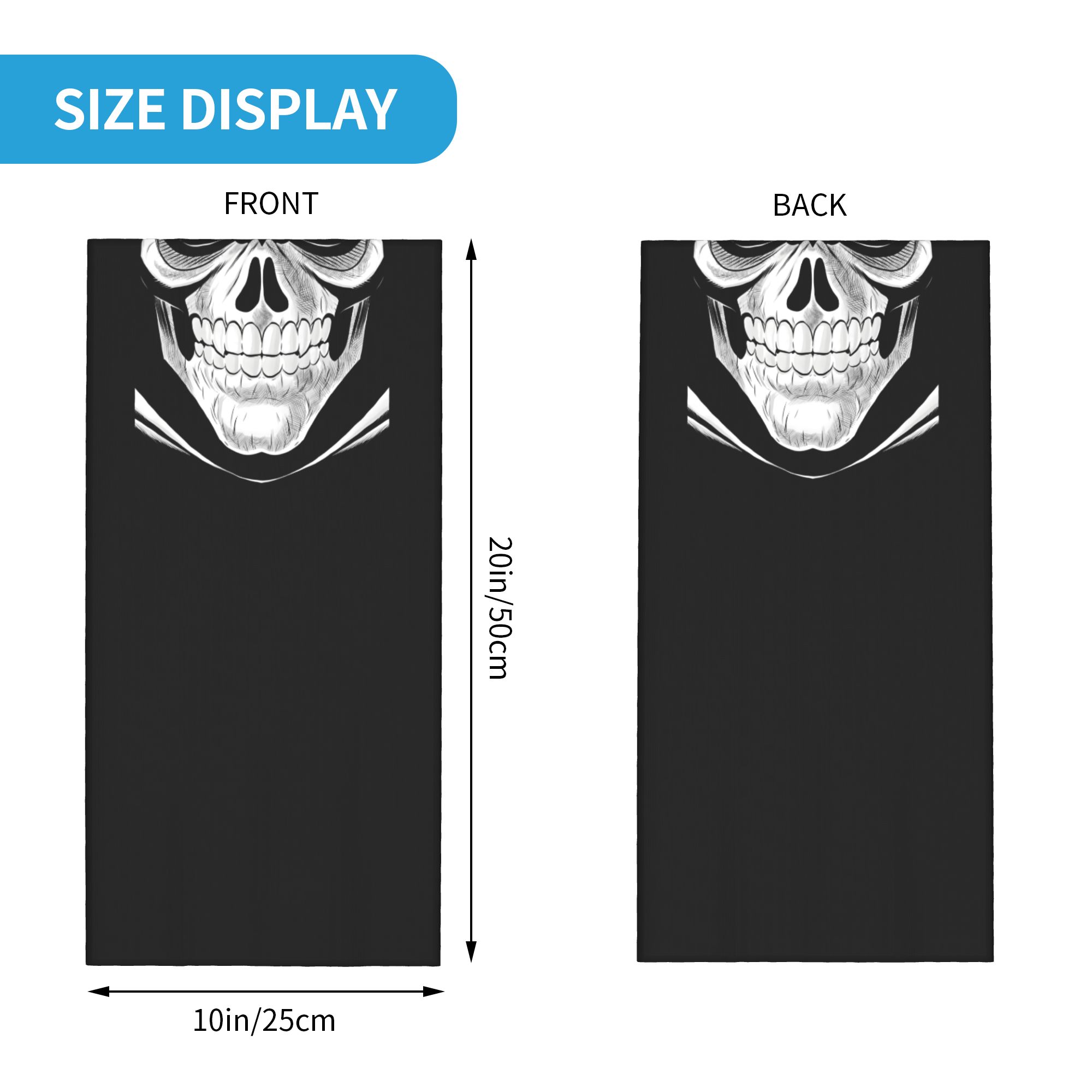 Bufanda de Bandana con diseño  - Neck Gaiter Fleece reseña y precio