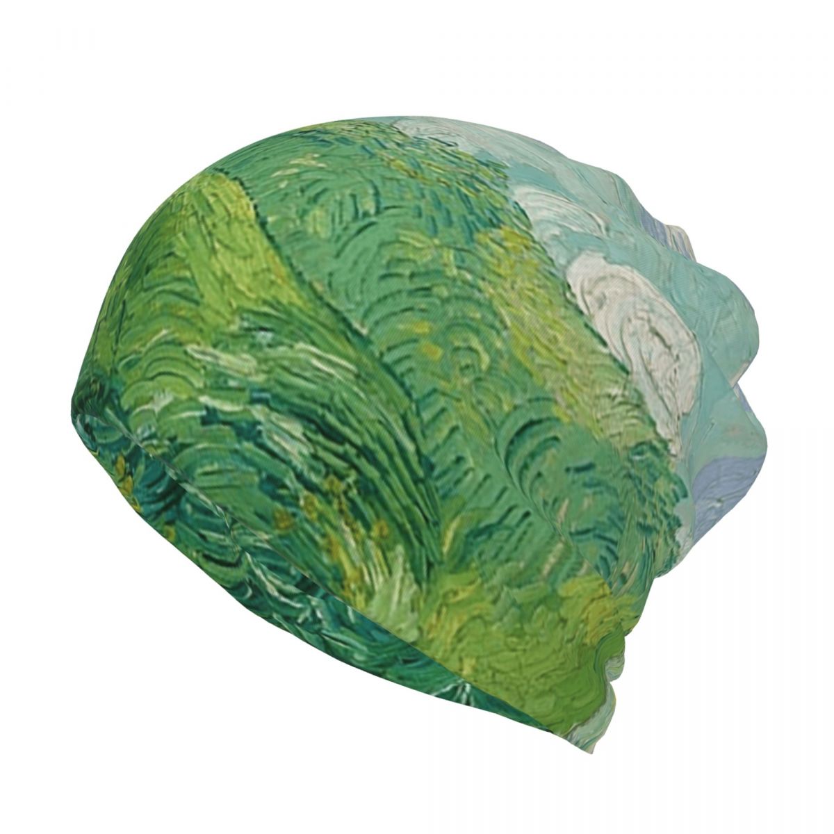 Green Wheat Fields, Auvers, Vi - Knit Beanie Hat Warm reseña y precio