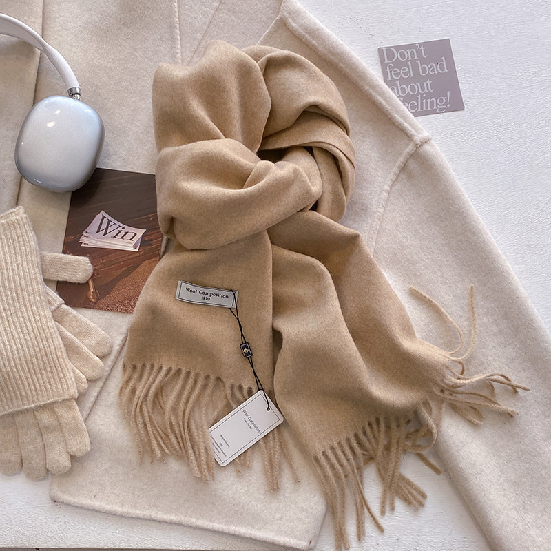 Bufanda de lana de invierno 20 - Cashmere Pashmina Wrap reseña y precio